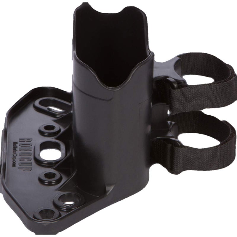 ROBOCUP Holster (Black) Universal Phone Holder with Strap Design | Organization Storage Caddy for Boat, Golf Cart and Umbrellas | Securely Holds Fishing Tackle, Marine Gear and Tools. Made in USA - Image 5